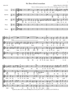 Sic Deus dilexit mundum a 5