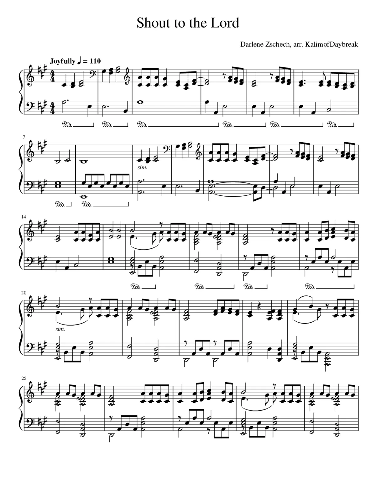 shout to the lord - Page 1