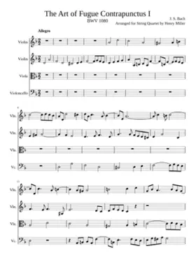 Die Kunst der Fuge BWV 1080