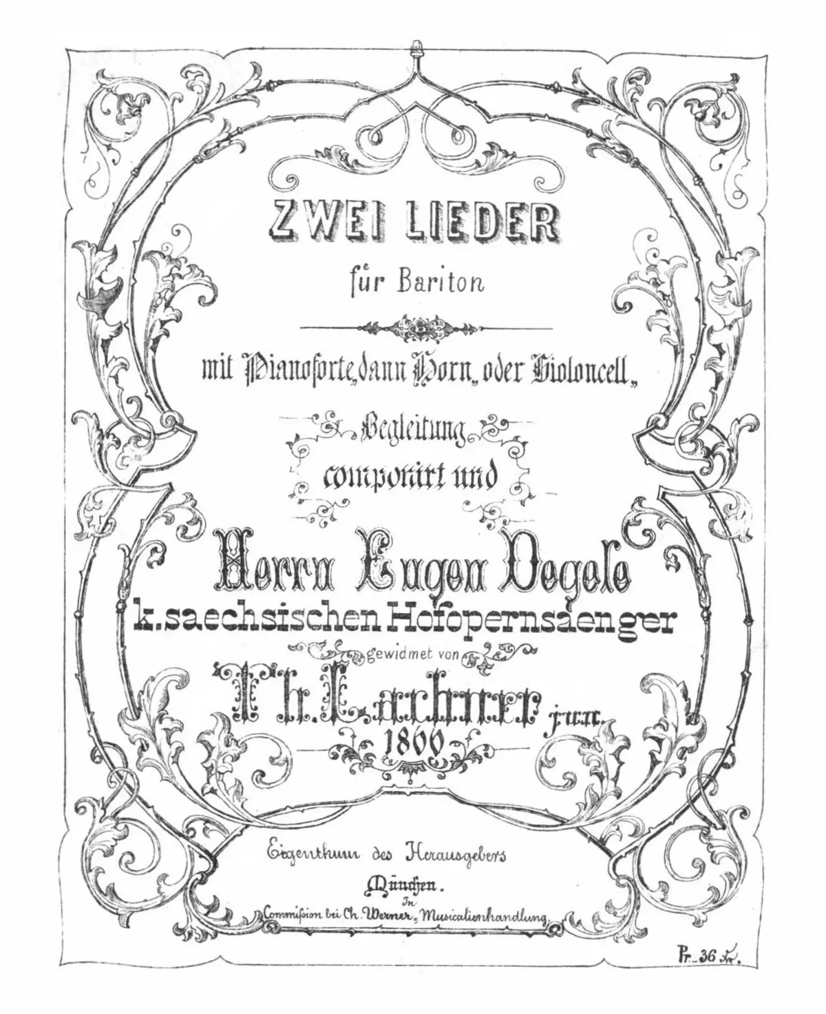 2 Lieder - Page 1