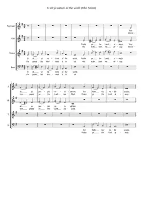 O all ye nations of the world