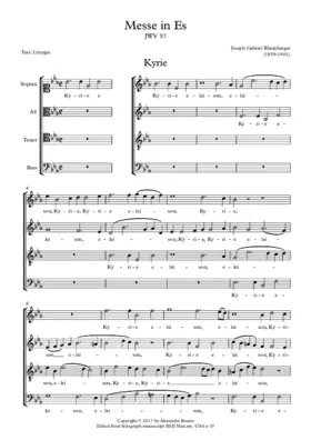 Messe in E-flat major, JWV 57