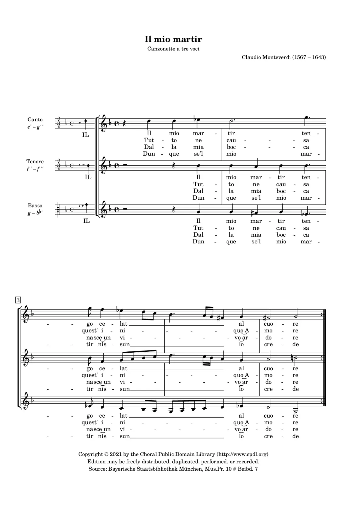 Il mio martir - Page 1