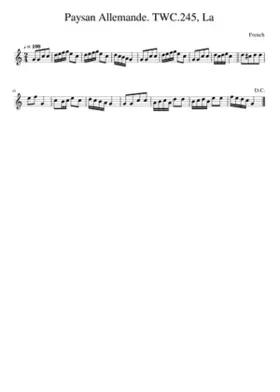 Paysan Allemande. TWC.245 La