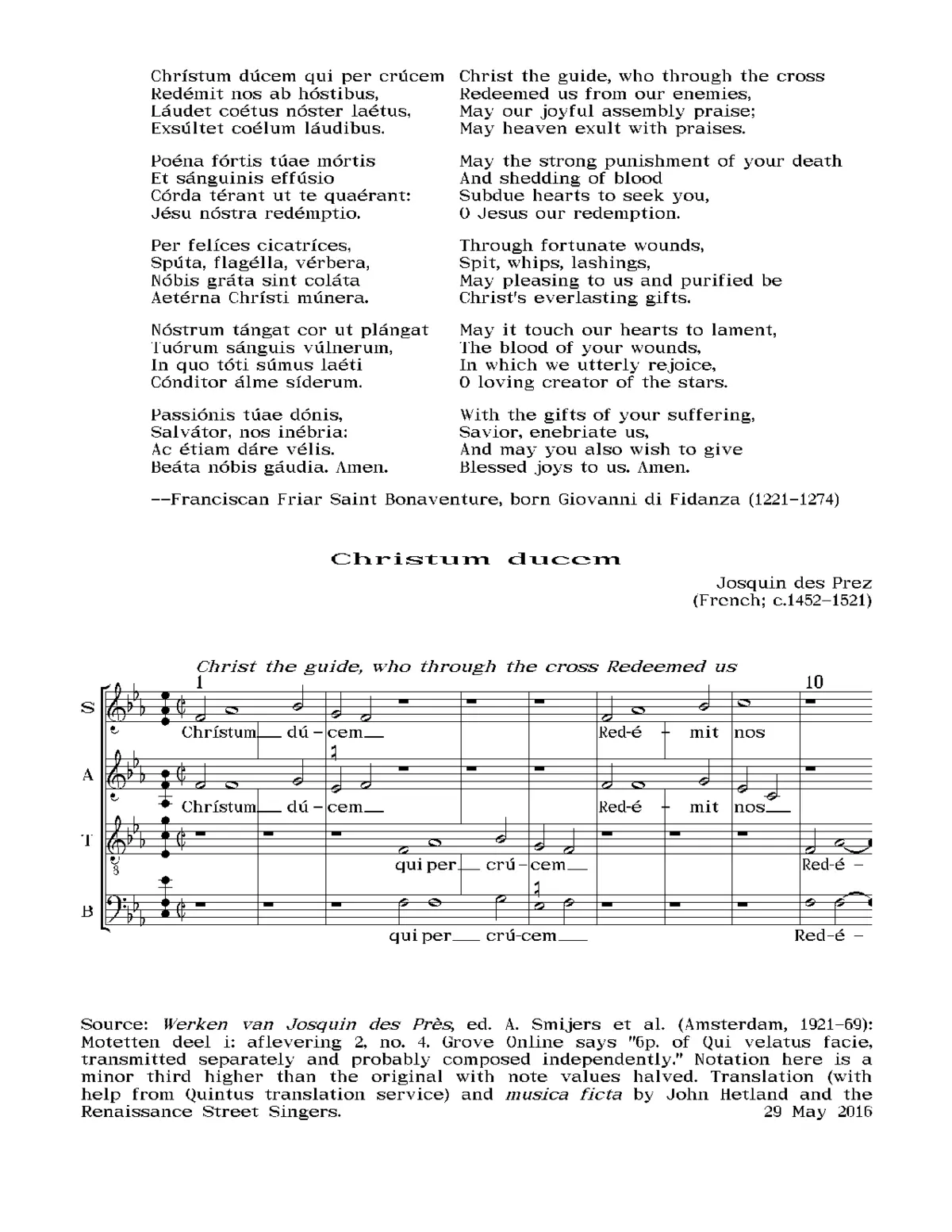 Christum ducem - Page 1