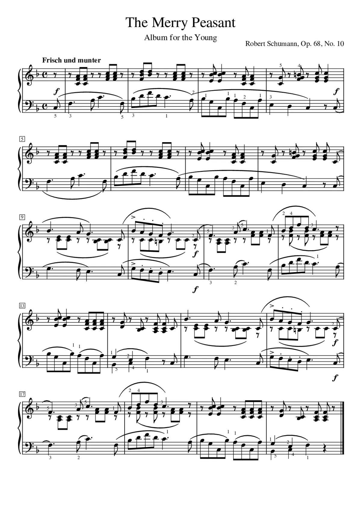 Album für die Jugend Op.68 - Page 1