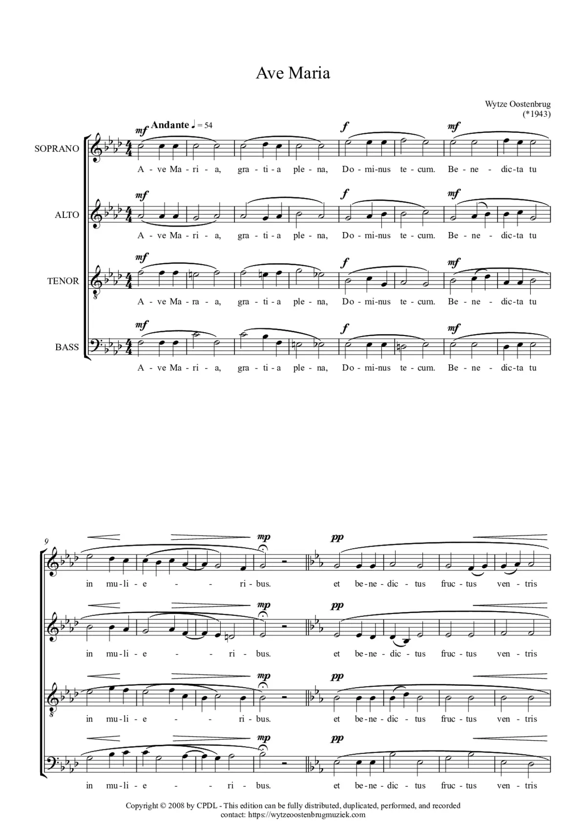 Ave Maria - Page 1
