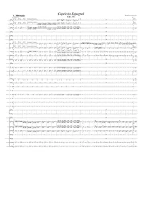 Capriccio espagnol Op. 34