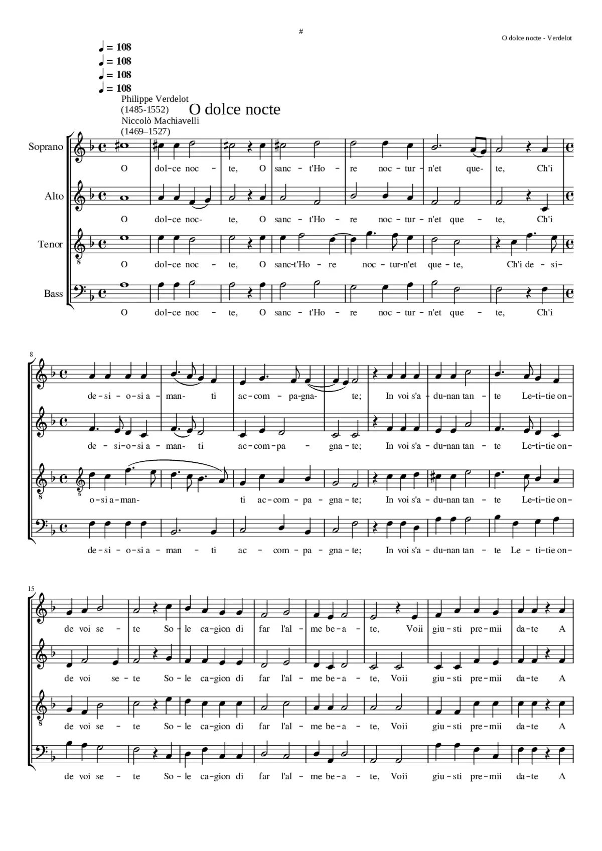 O dolce nocte - Page 1