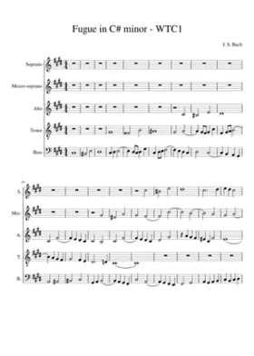 Prelude and Fugue in C-sharp minor BWV 849