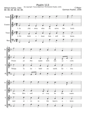 Ye children which do serve the Lord