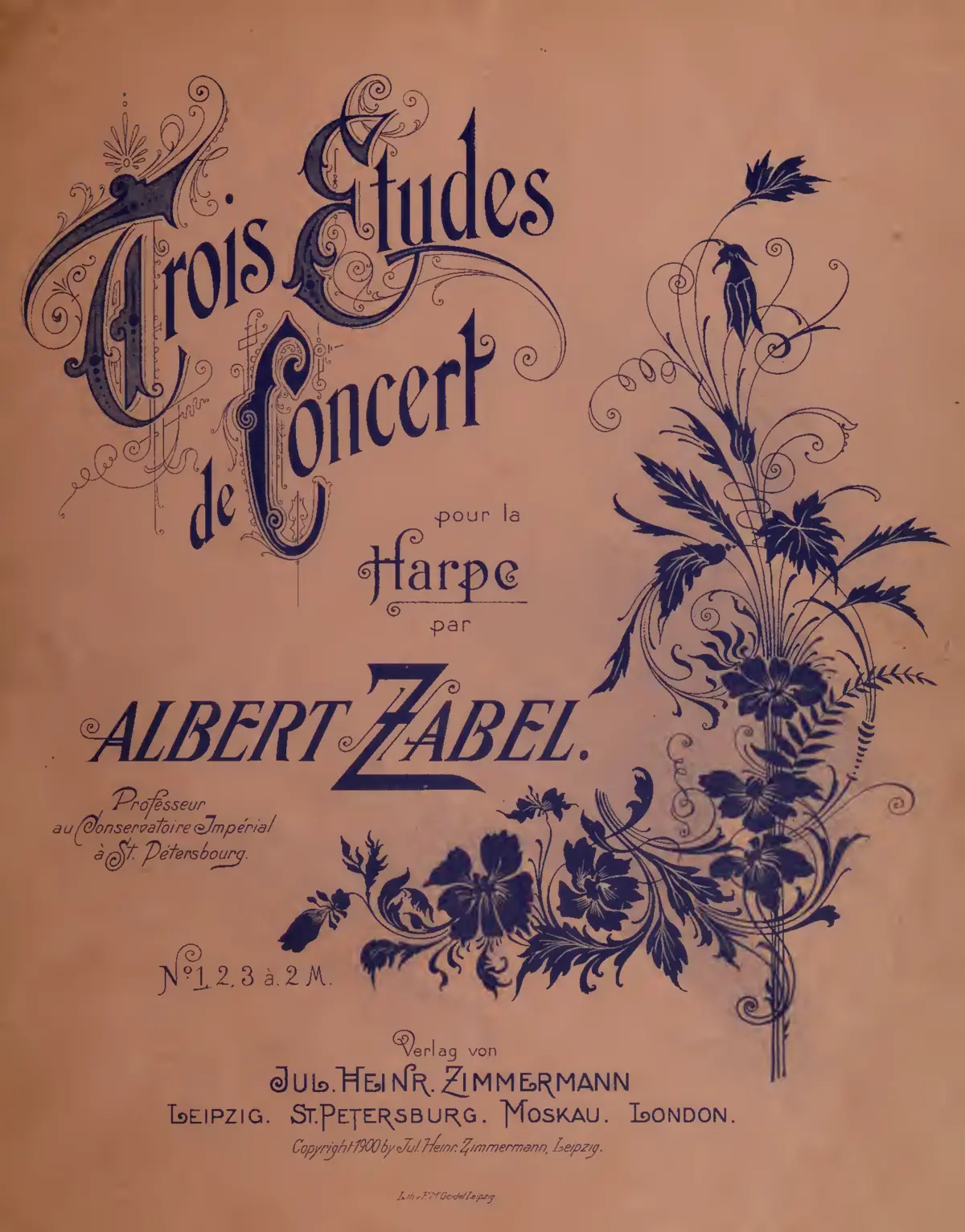 3 Etudes de concert - Page 1