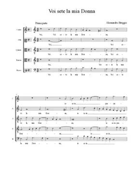 Voi sete la mia Donna