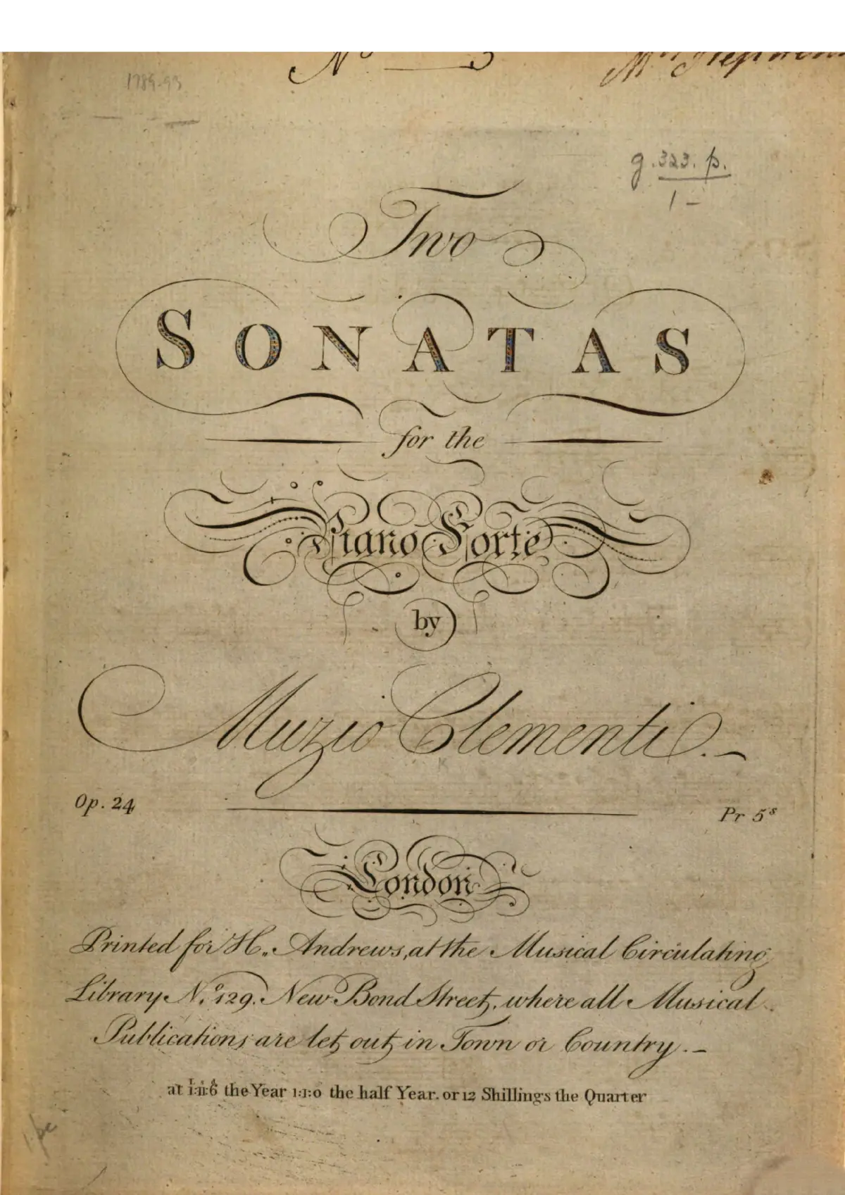 2 Piano Sonatas - Page 1