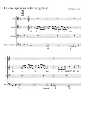 O Iesu splendor aeternae gloriae