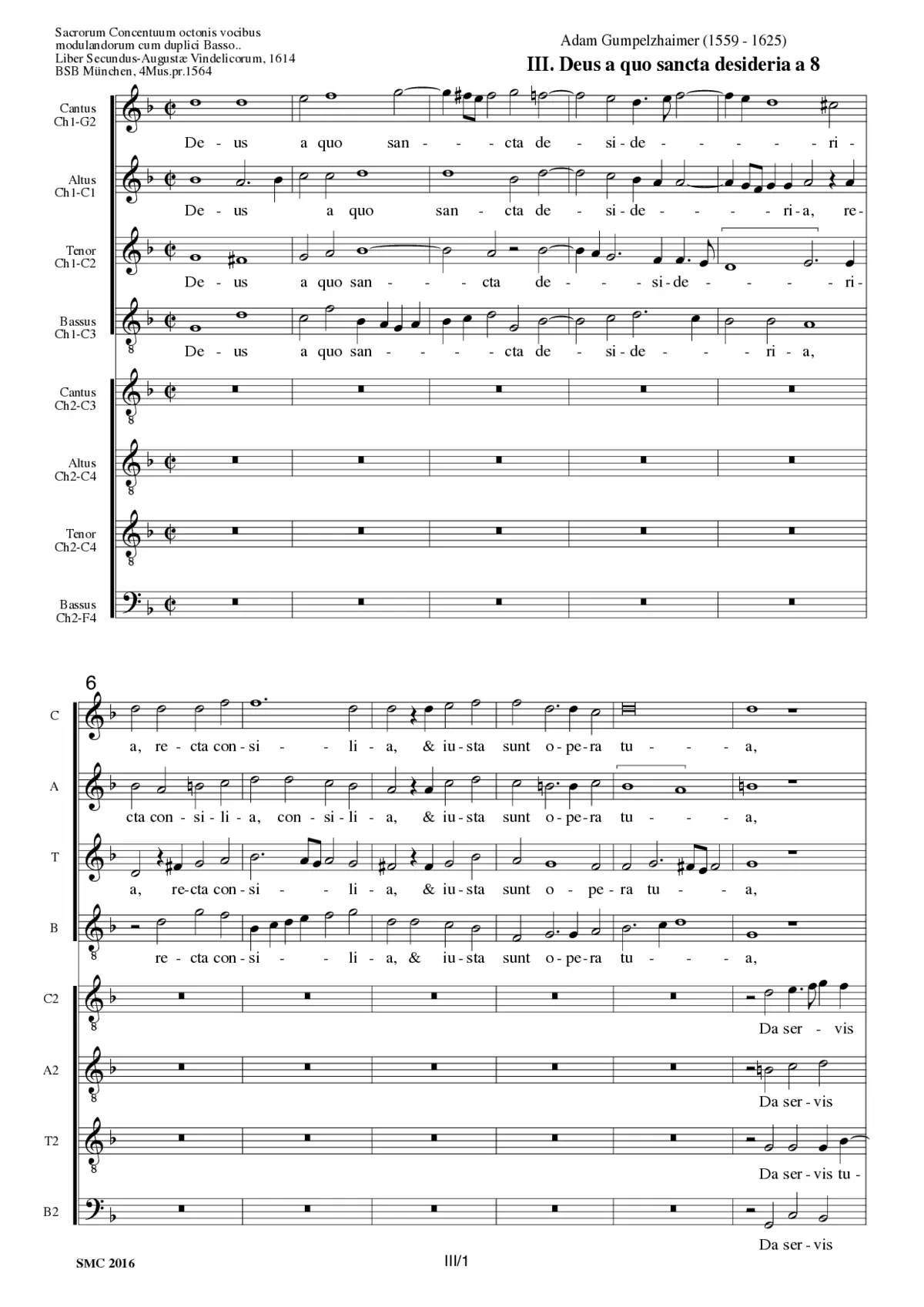 Deus a quo sancta desideria - Page 1