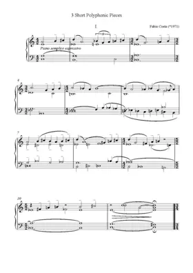 3 Short Polyphonic Pieces
