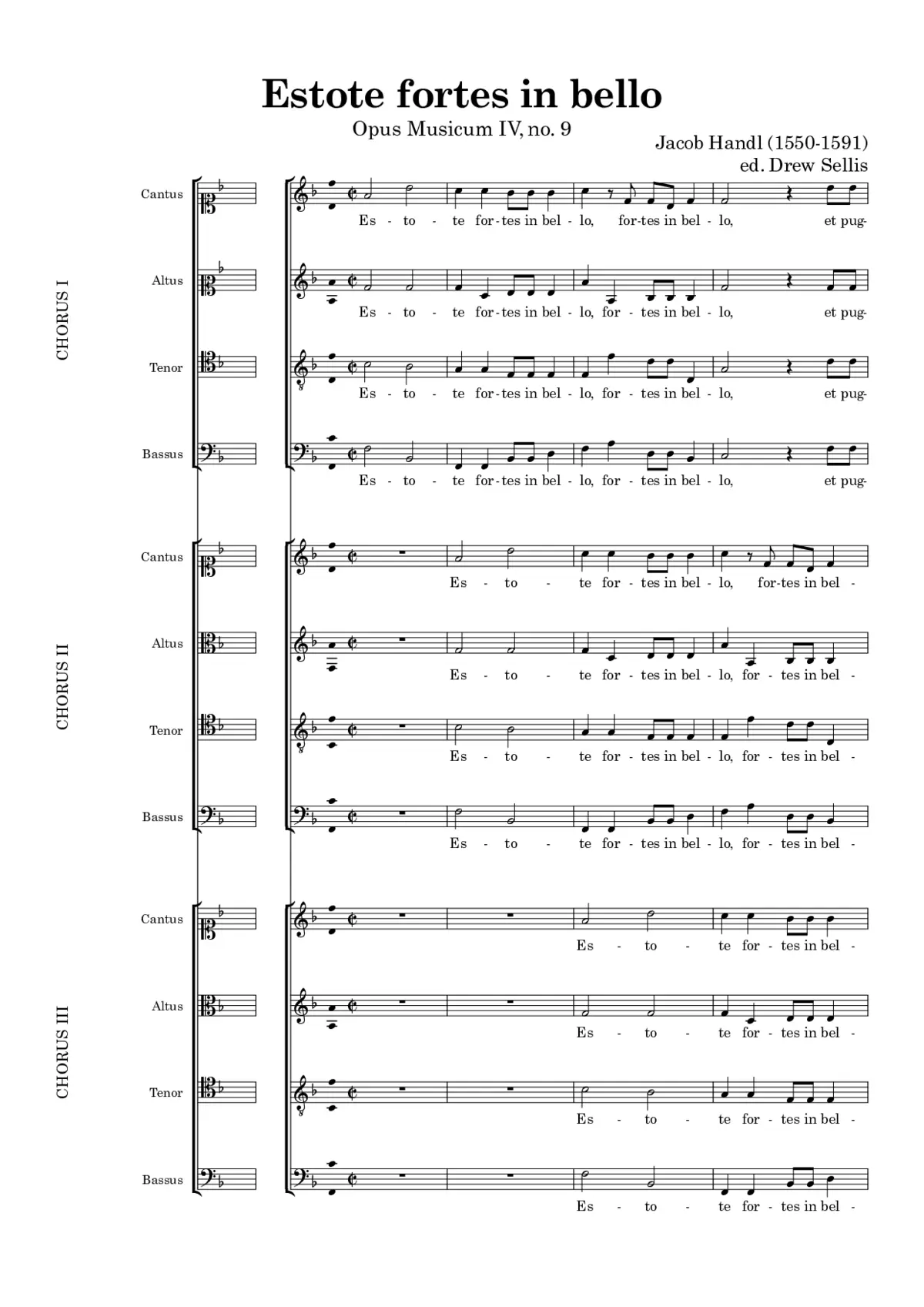Estote fortes in bello - Page 1