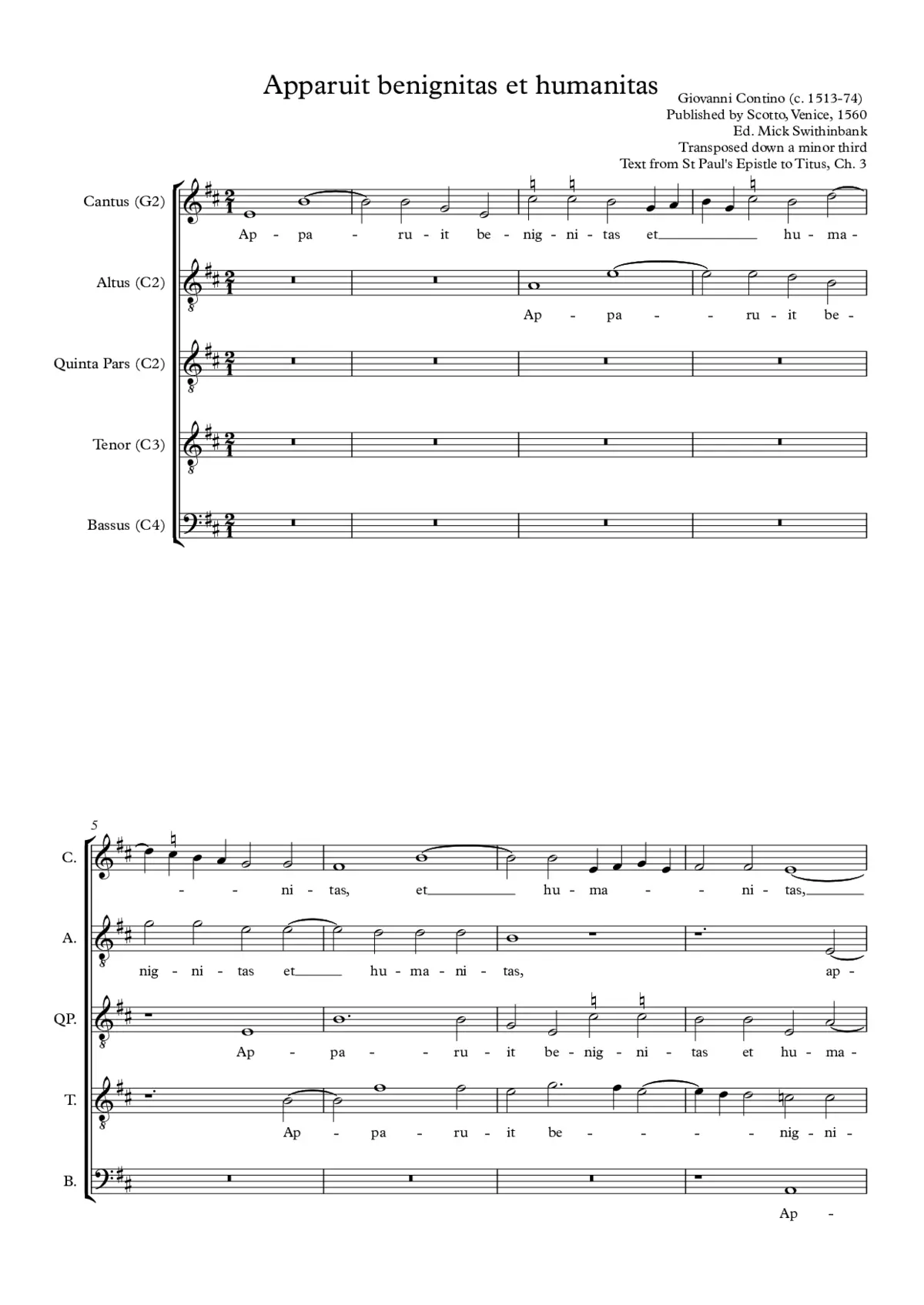 Apparuit benignitas et humanitas - Page 1