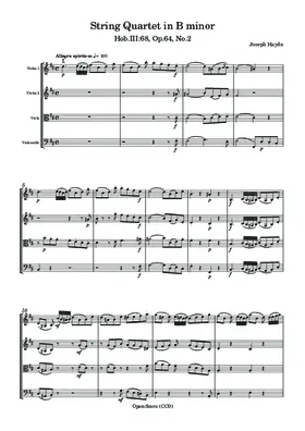 String Quartet in B minor, Hob.III:68, Op.64 No.2