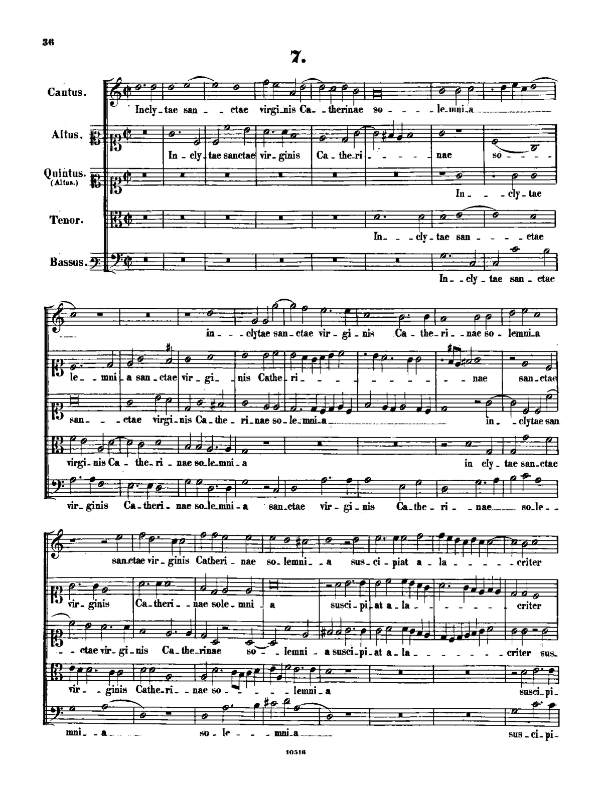 Inclytae sanctae virginis Catharinae - Page 1