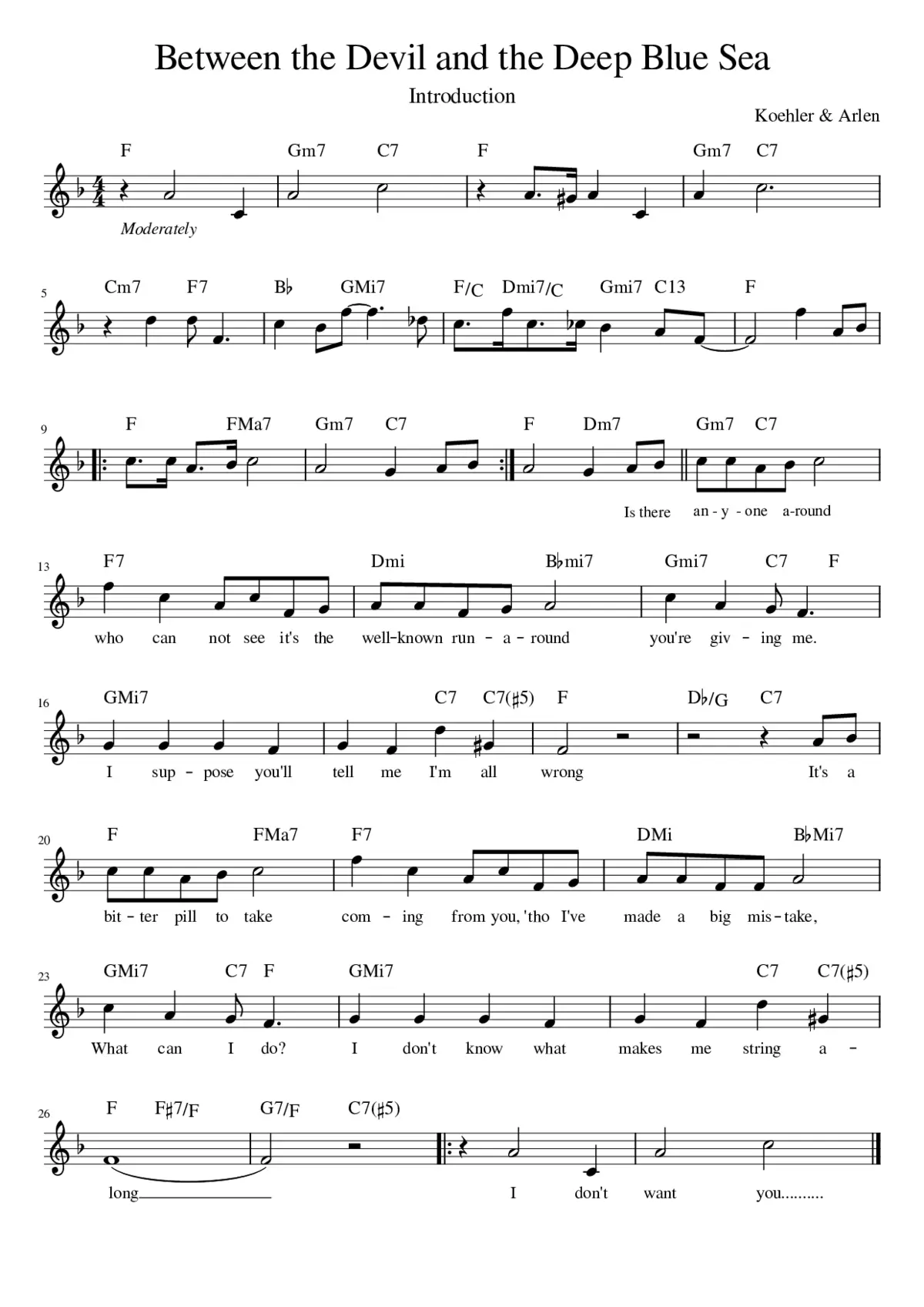 between the devil and the deep blue sea - Page 1