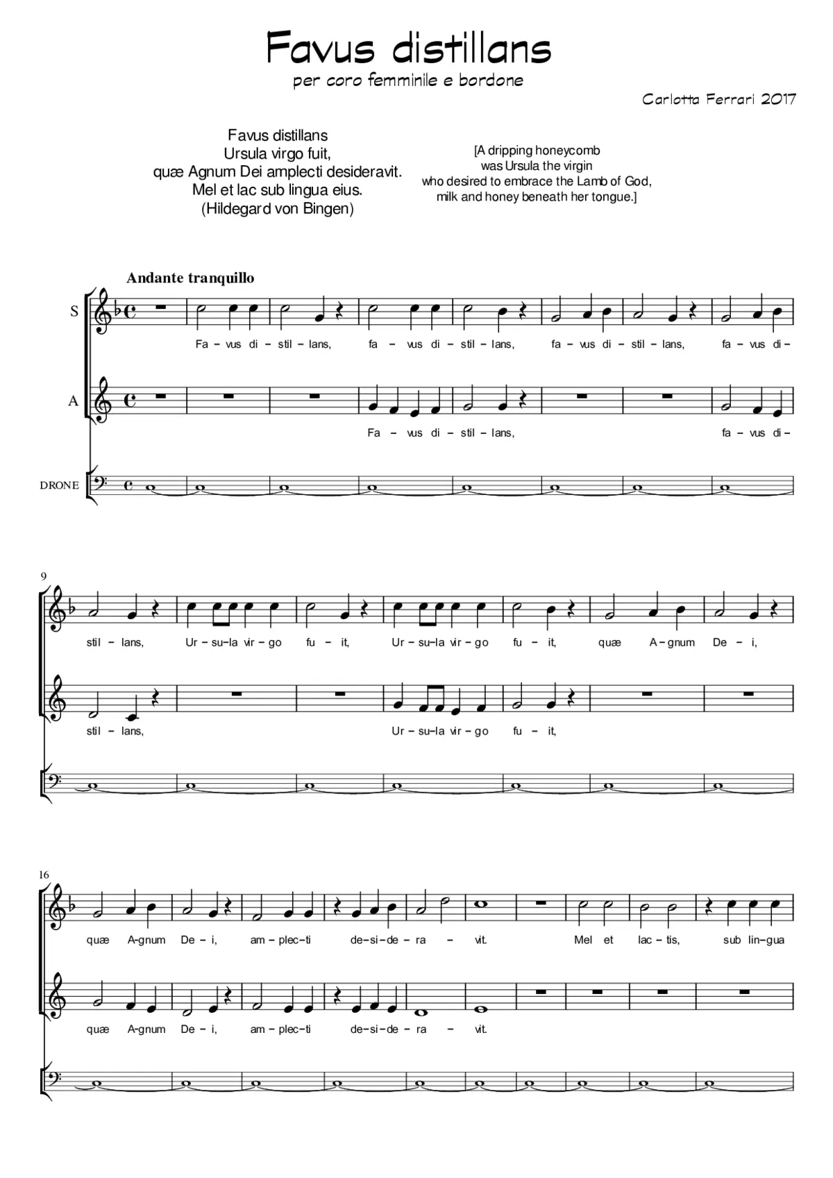 Favus distillans - Page 1