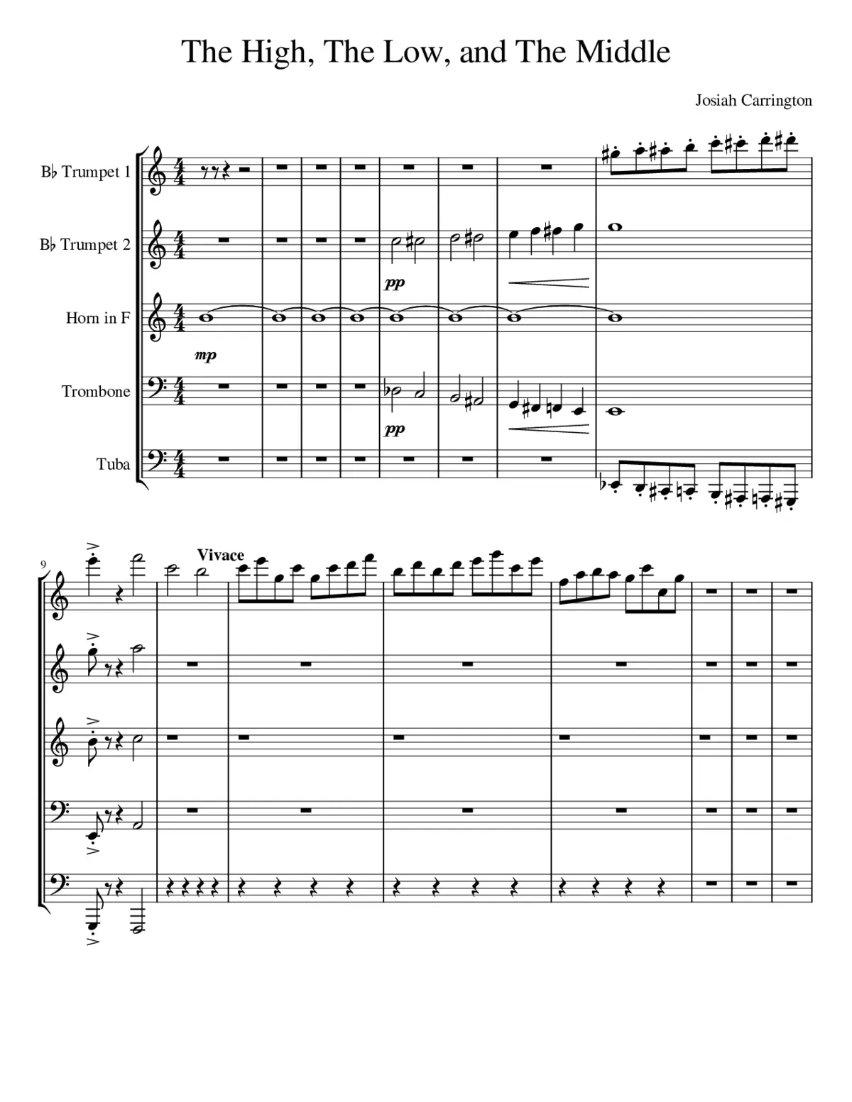 The High The Low and The Middle - Page 1