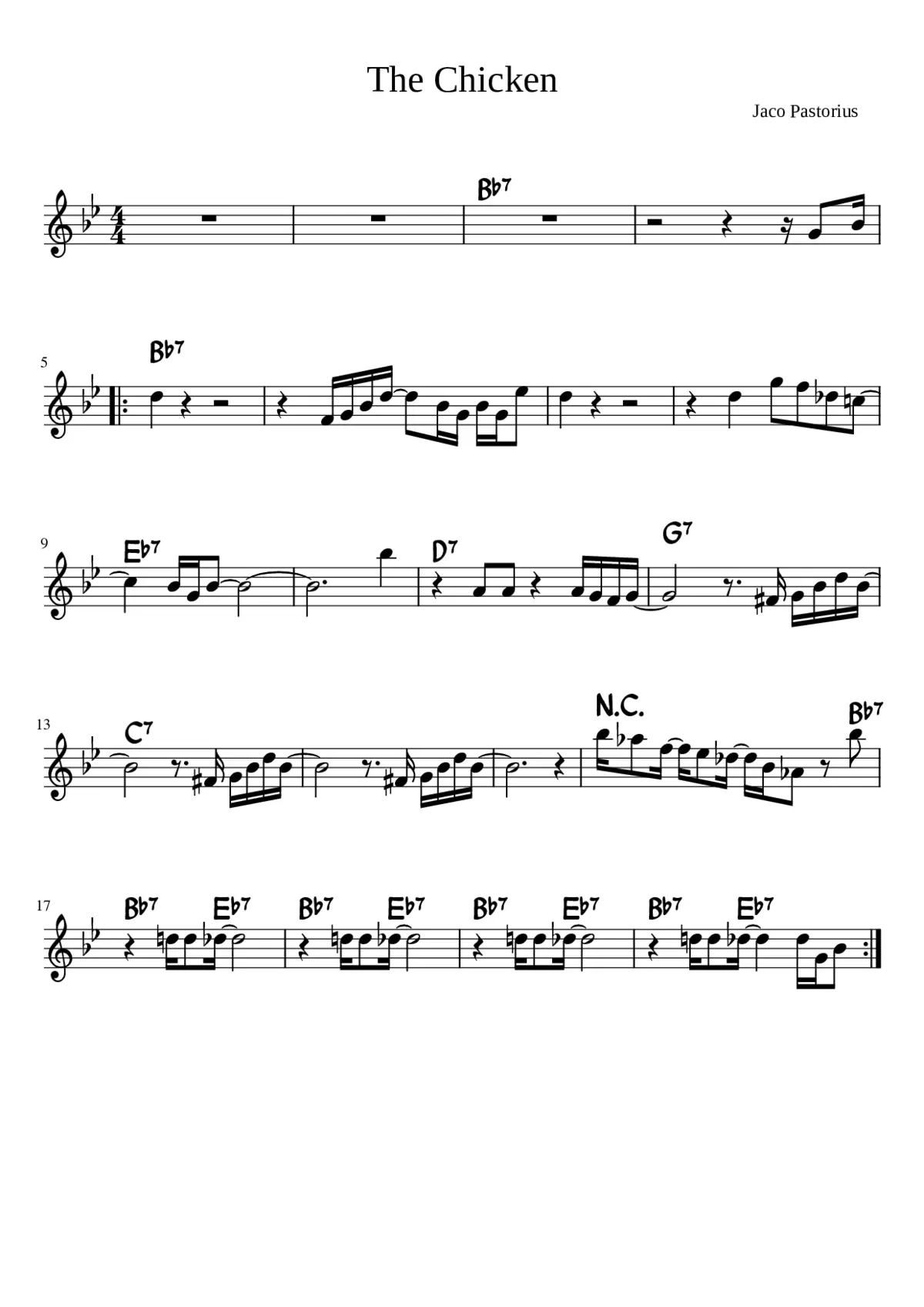 the chicken - Page 1