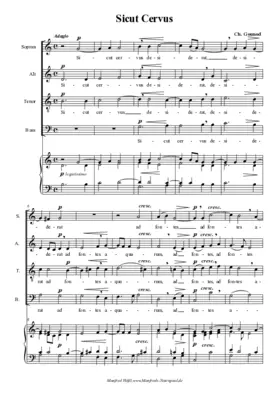 Sicut cervus, CG 148