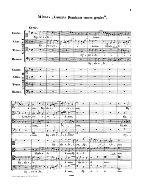 Missa Laudate Dominum omnes gentes