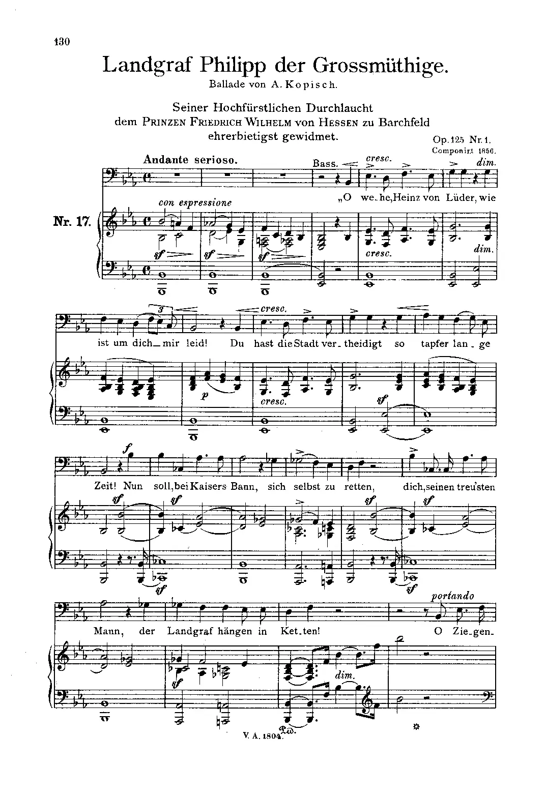 3 Balladen für Bass - Page 1