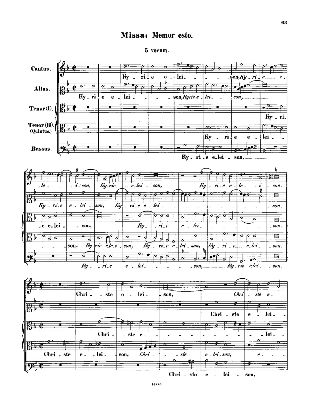Missa Memor esto - Page 1