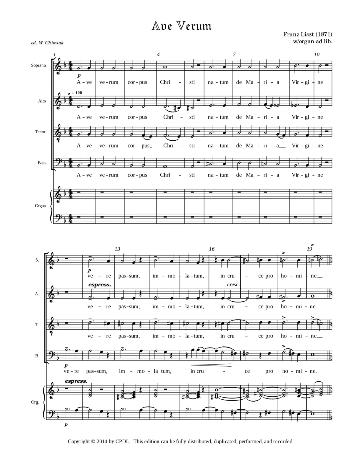 Ave verum - Page 1