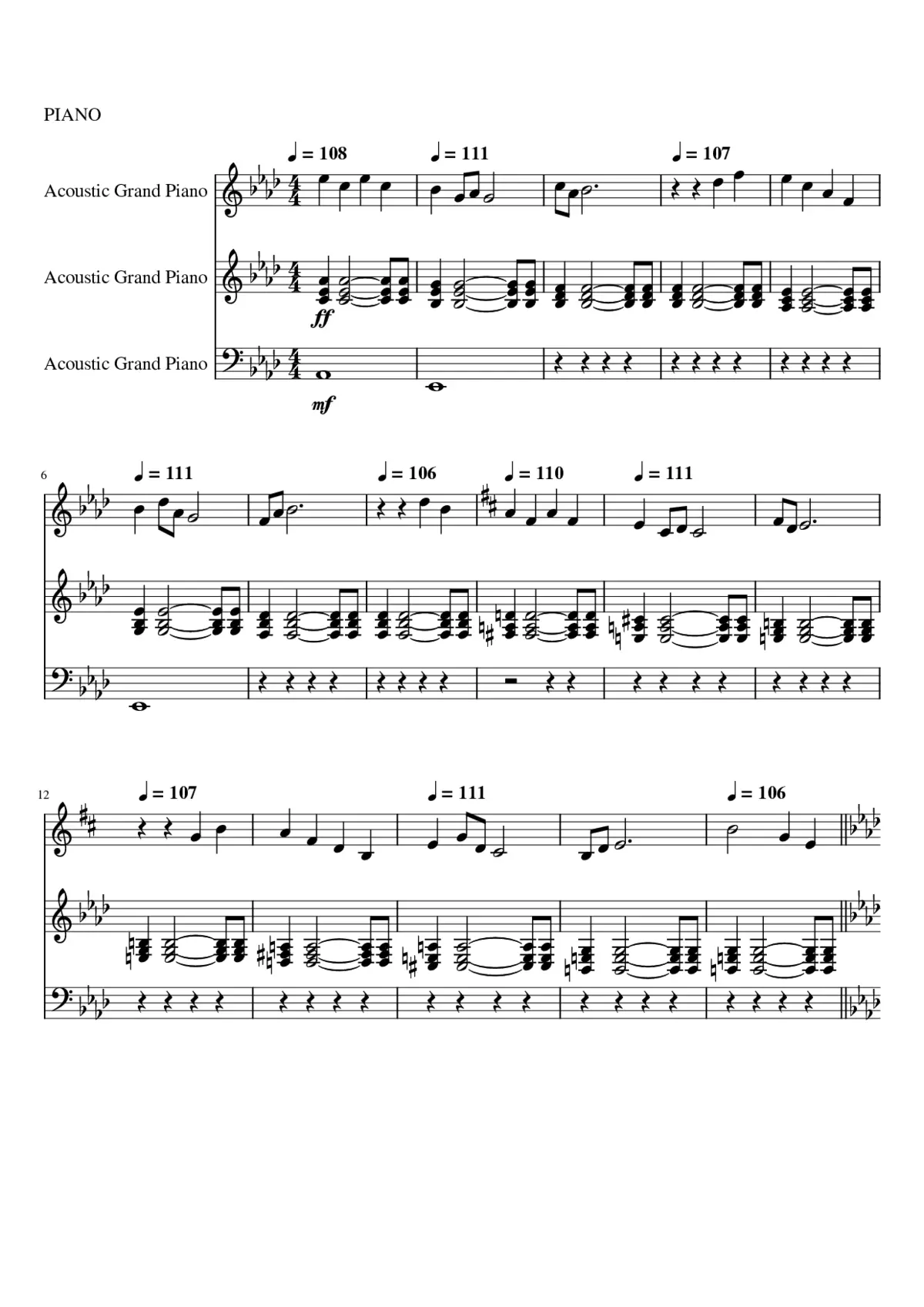 PIANO - Page 1