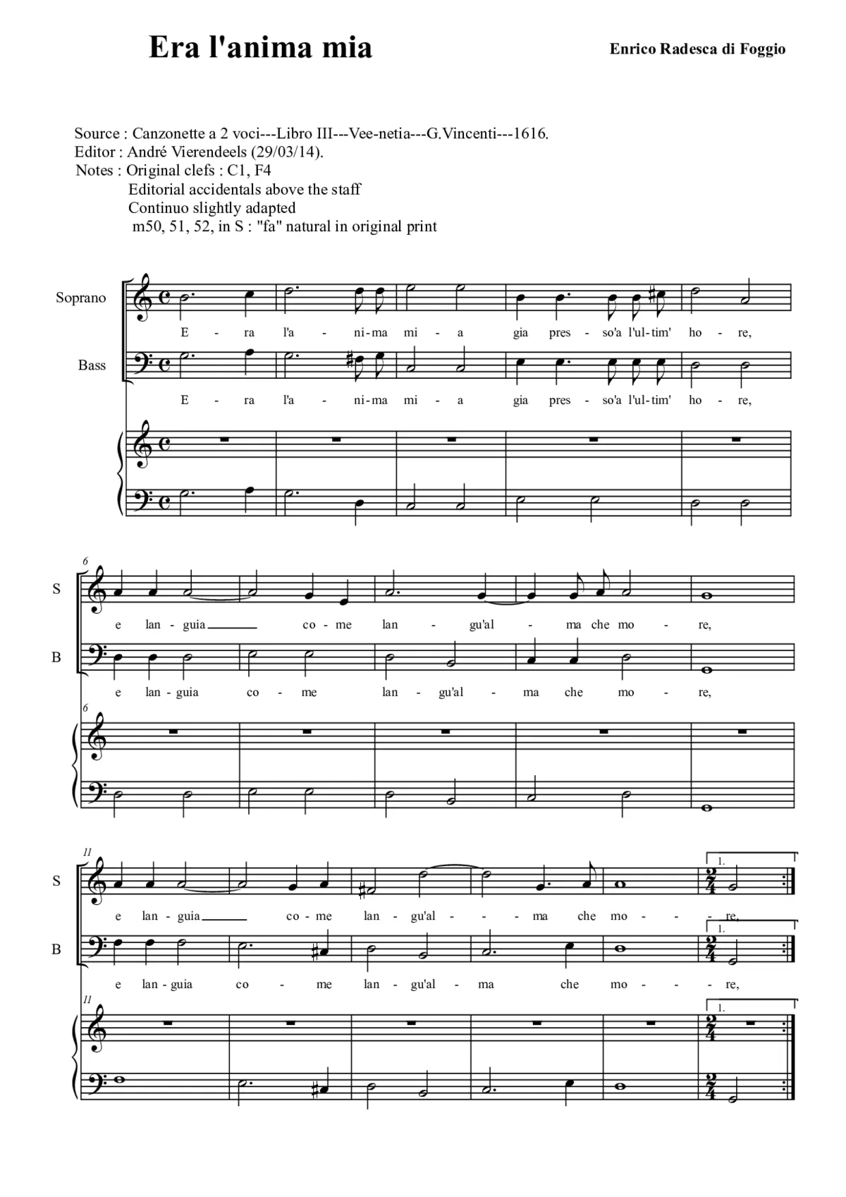 Era l'anima mia - Page 1
