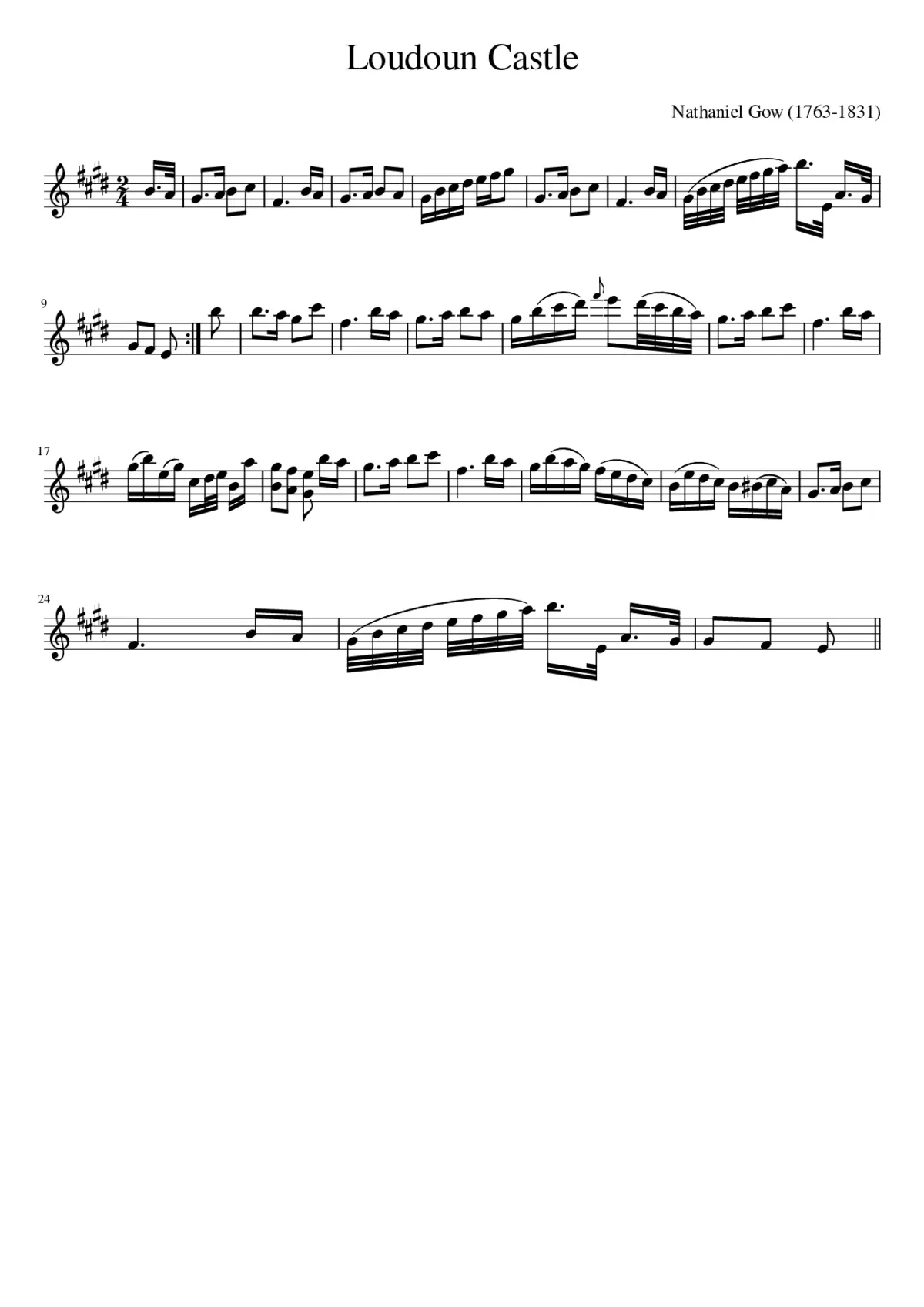 Loudoun Castle - Page 1