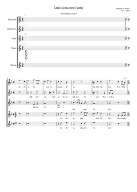 Ardo sì ma non t'amo