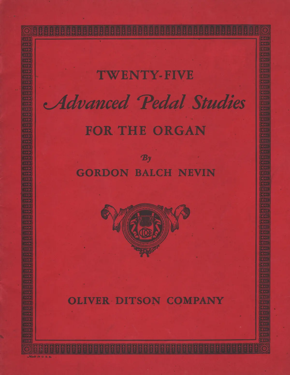 25 Advanced Pedal Studies - Page 1