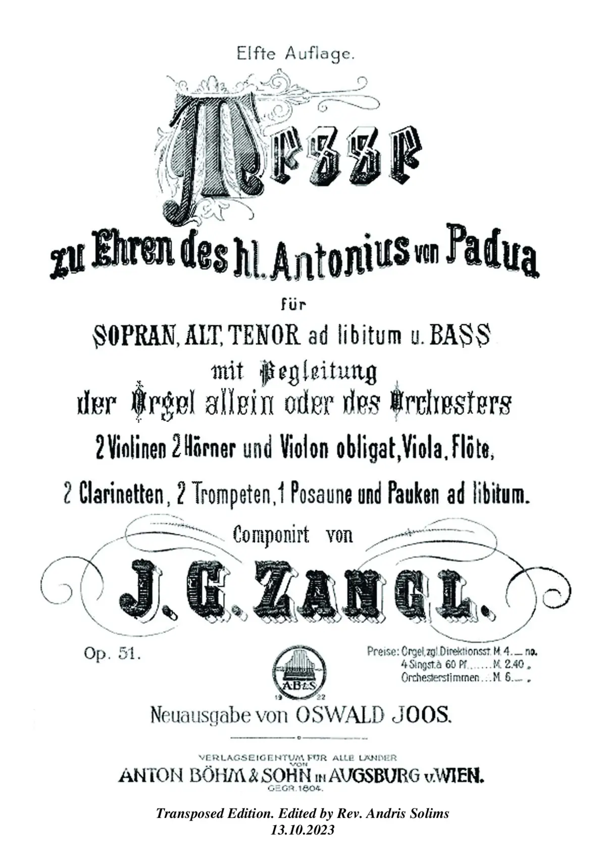 Antonius-Messe - Page 1