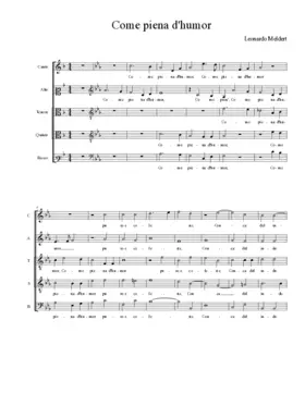 Come piena d'humor