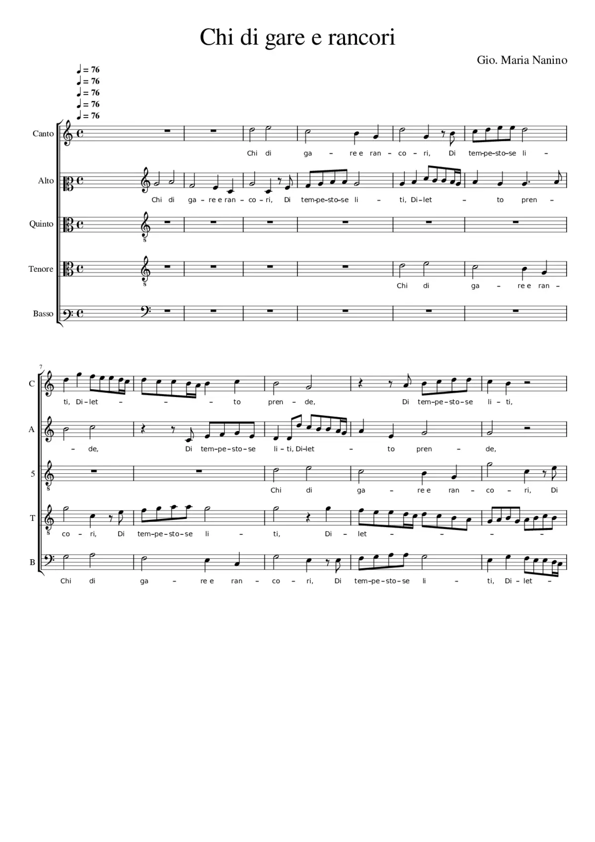 Chi di gare e rancori - Page 1