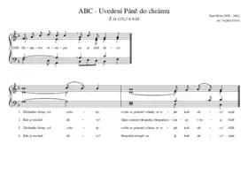 ABC - Uvedení Páně do chrámu