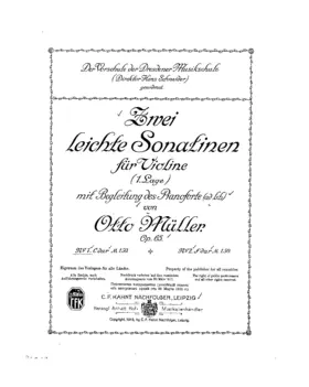 2 Leichte Sonatinen