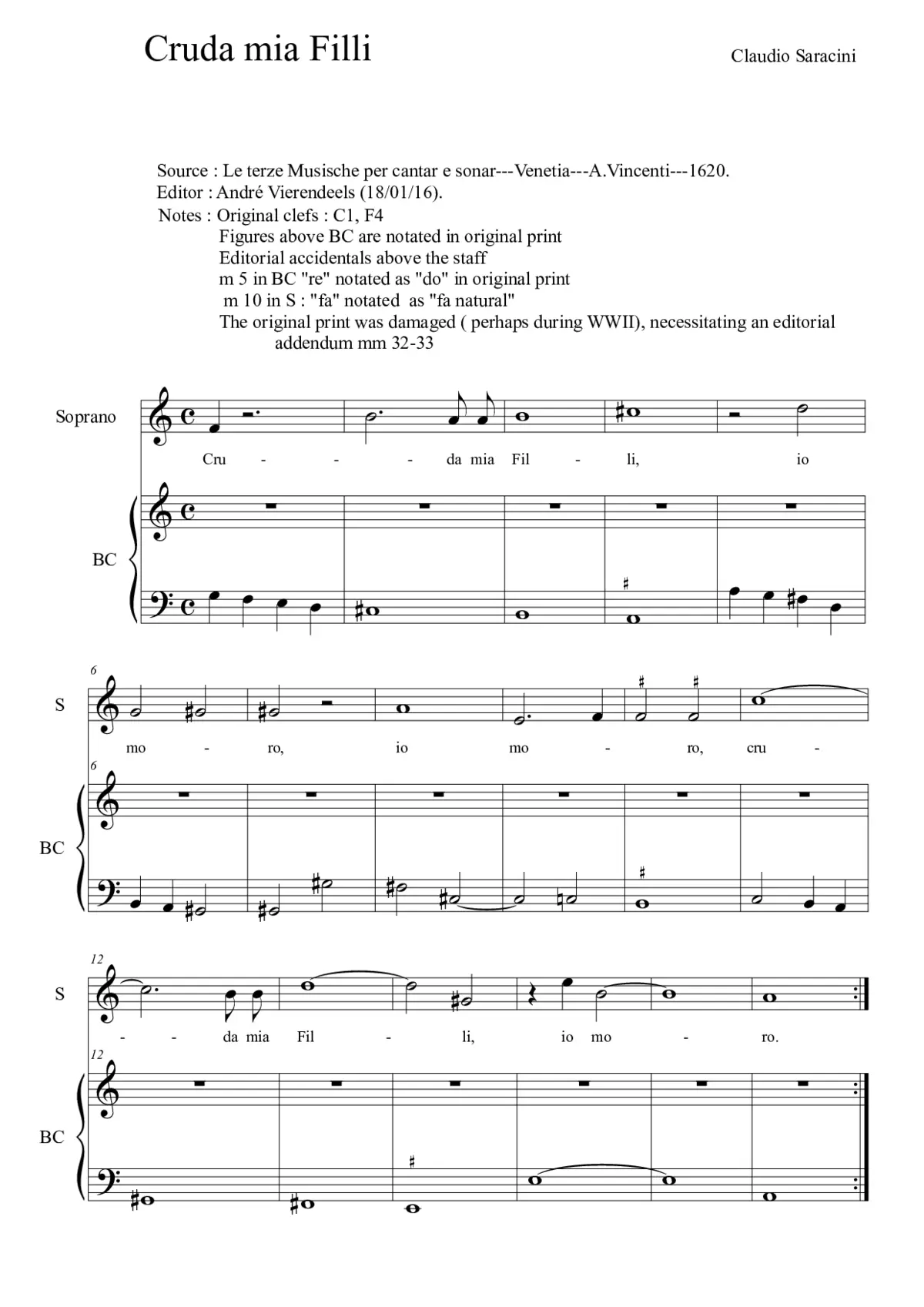 Cruda mia Filli - Page 1