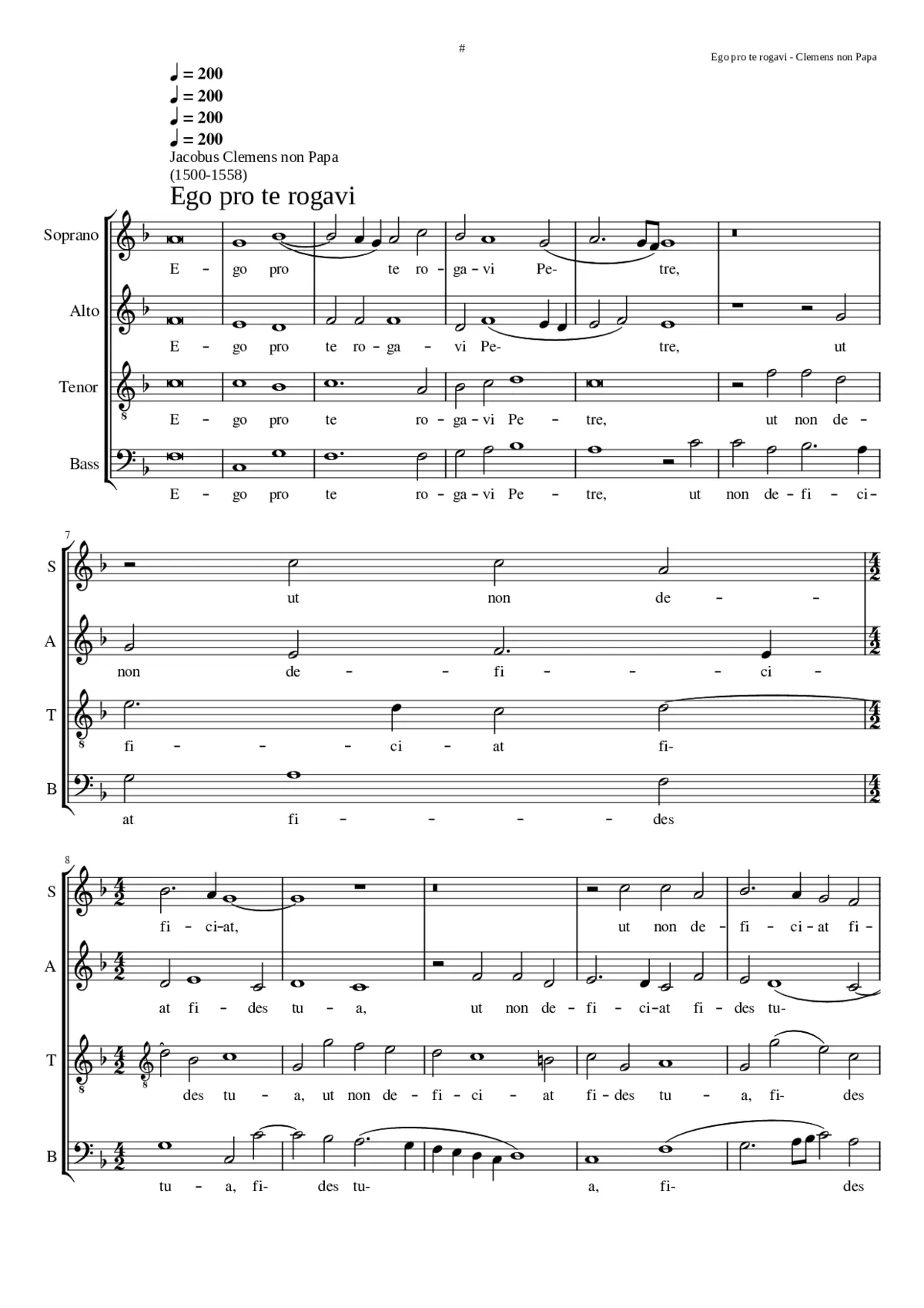 Ego pro te rogavi - Page 1