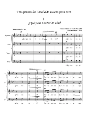 3 Poemas de Rosalía de Castro