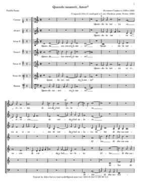 Quando nascesti, Amore?