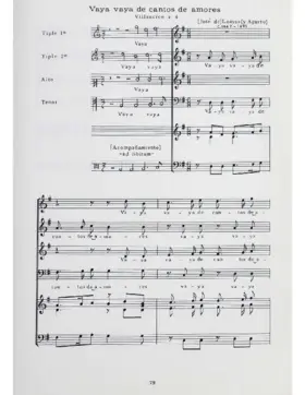 Vaya vaya de cantos de amores