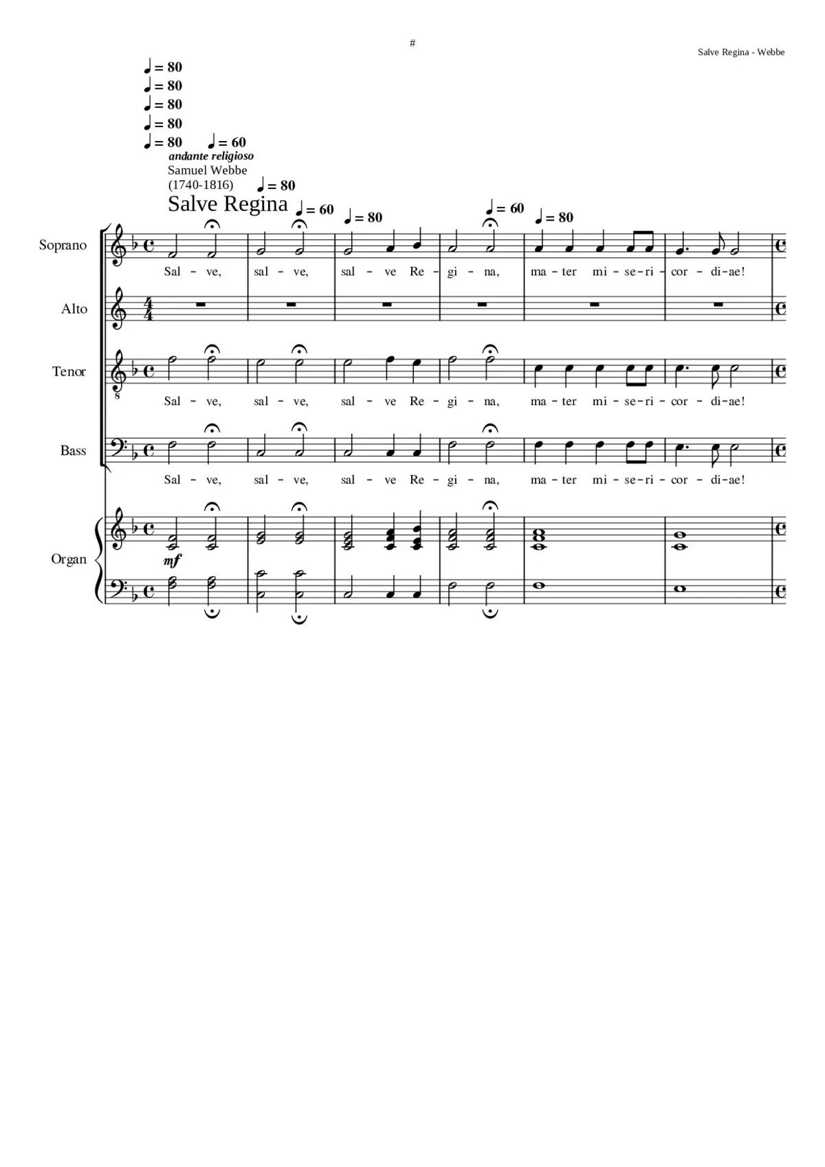 Salve Regina - Page 1